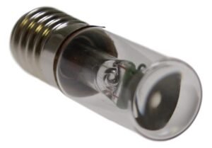 Glimmlampe Fassung E14 220 Volt klar