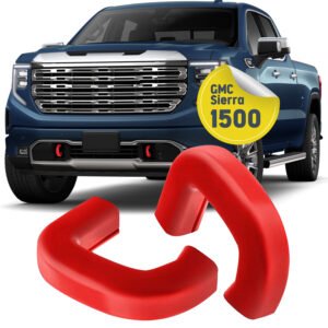 Tow Hook Cover Compatible with GMC Sierra 1500 2019, 2020, 2021, 2022, 2023, 2024, 2025 Accessories - Upgrade Design, Silicone Rubber